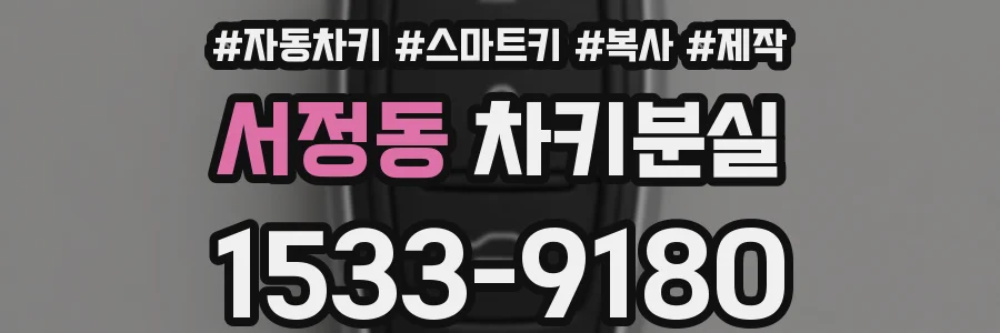 서정동 차키분실