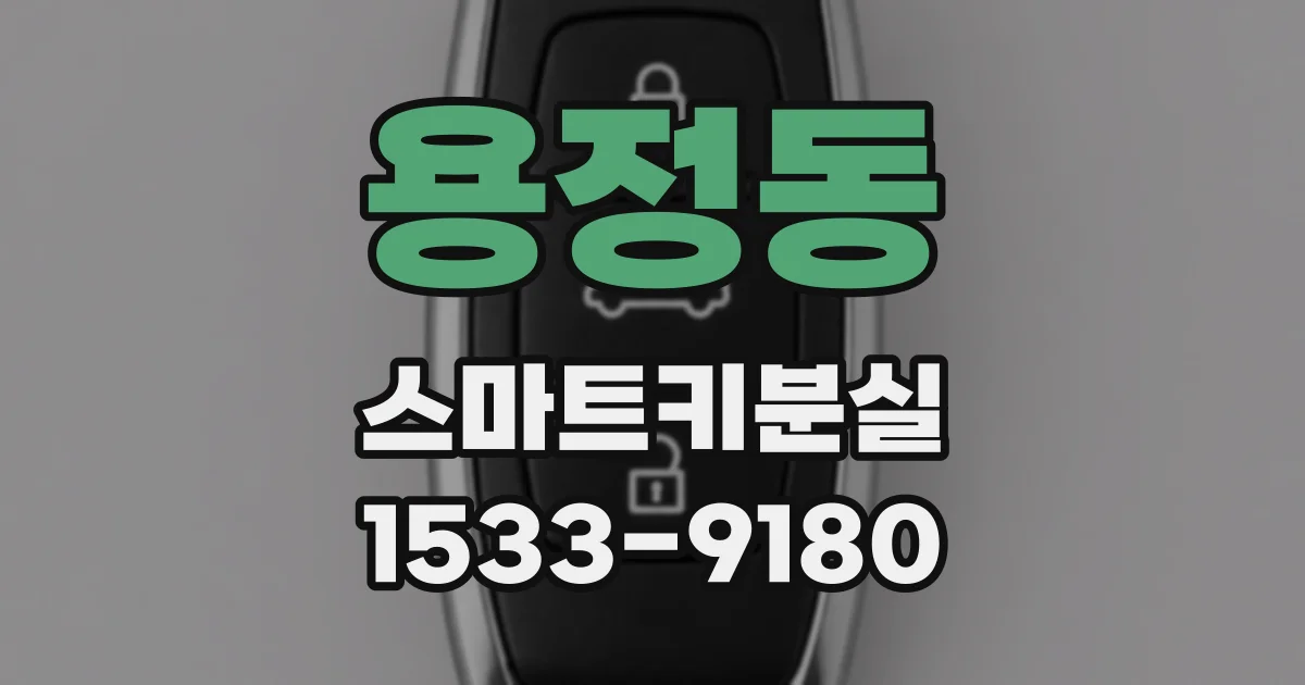 용정동 스마트키분실