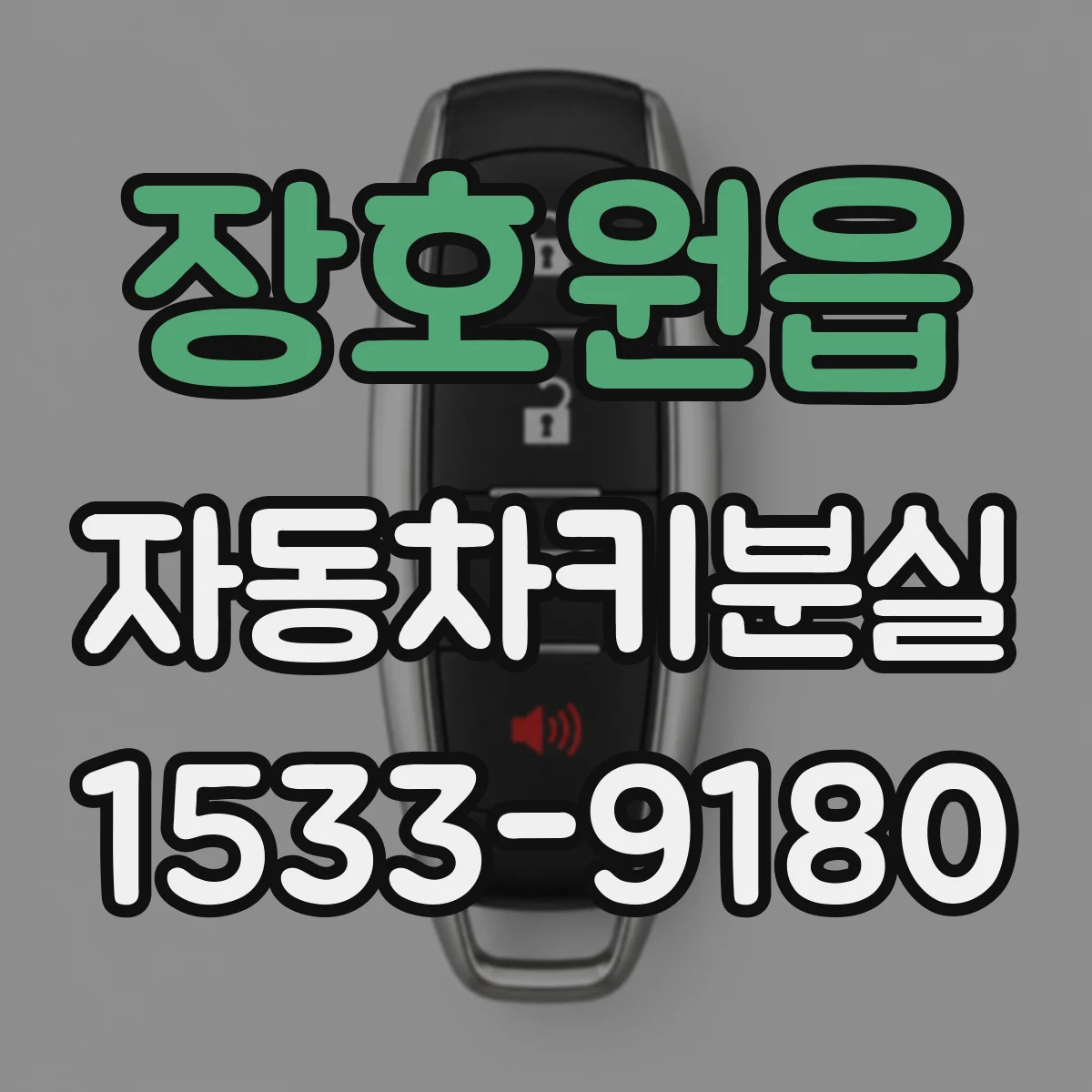 장호원읍 자동차키분실