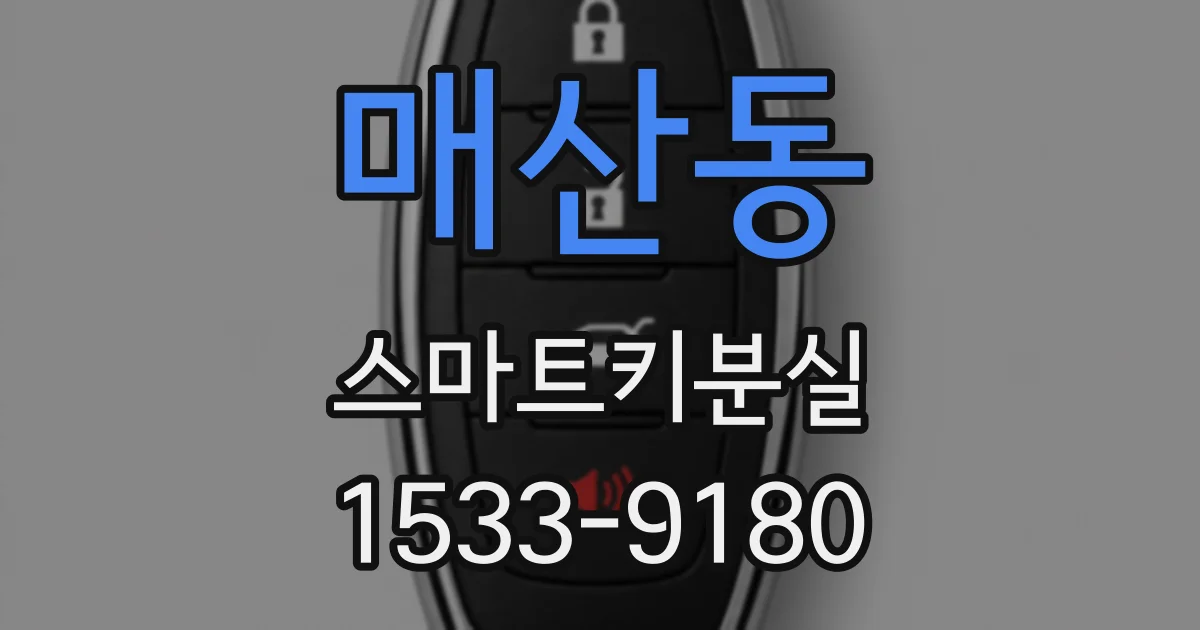 매산동 스마트키분실