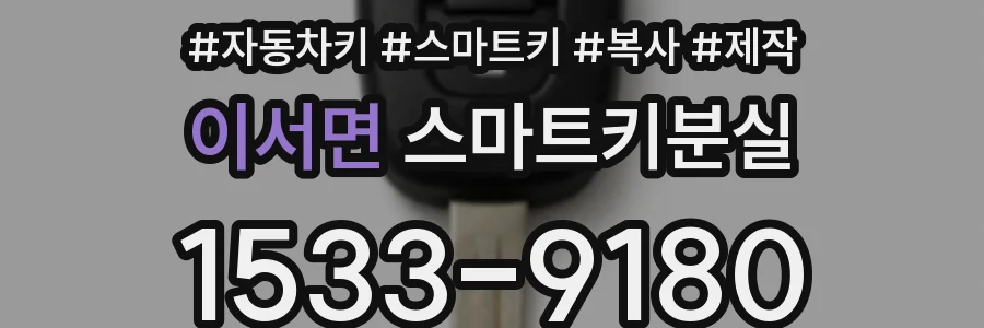 이서면 스마트키분실