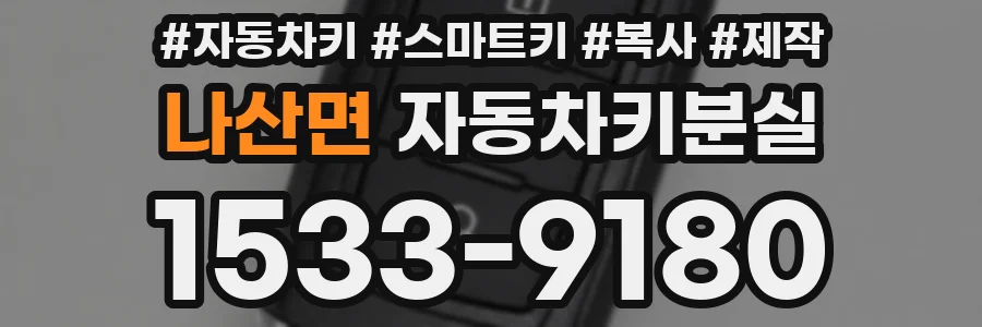 나산면 자동차키분실