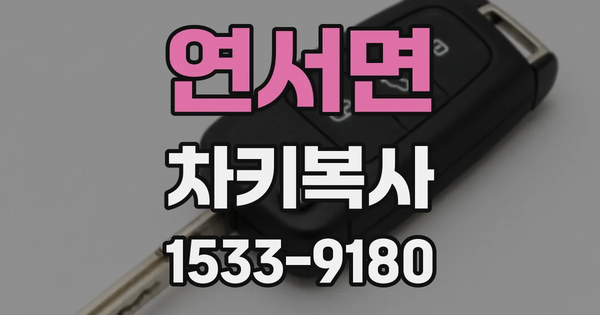연서면 차키복사