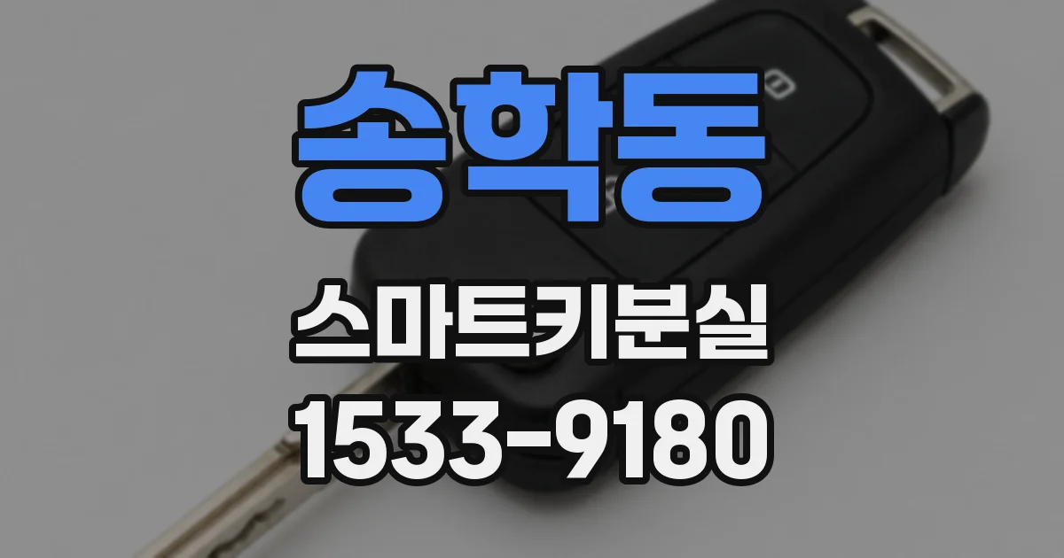 송학동 스마트키분실