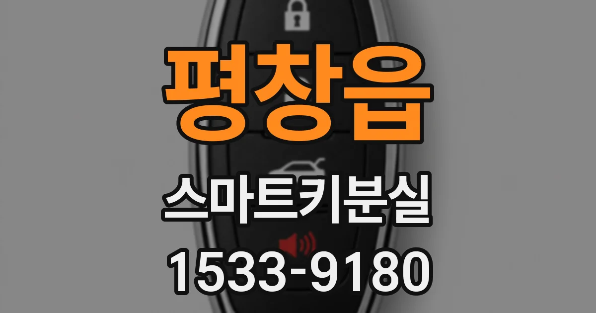 평창읍 스마트키분실