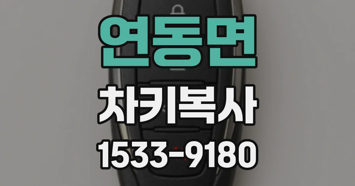 연동면 차키복사