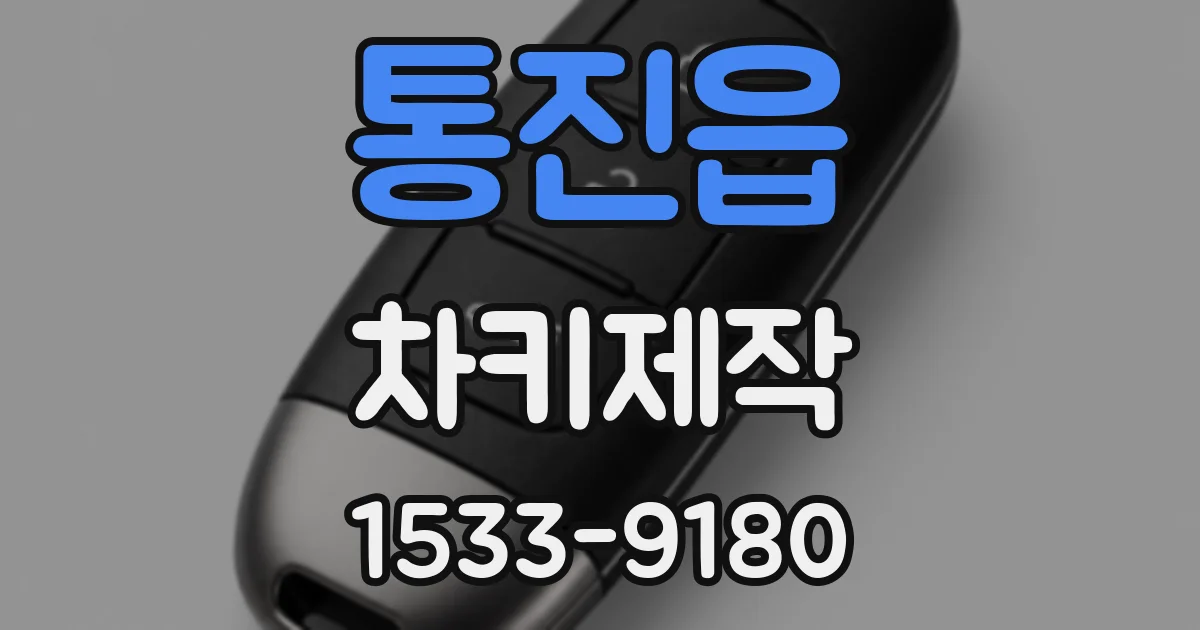 통진읍 차키제작