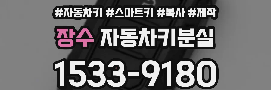 장수 자동차키분실
