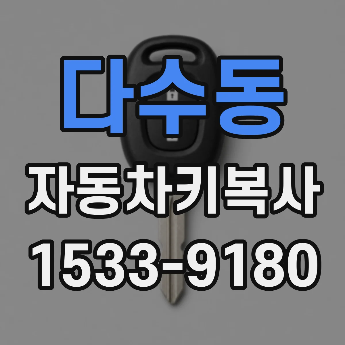 다수동 자동차키복사