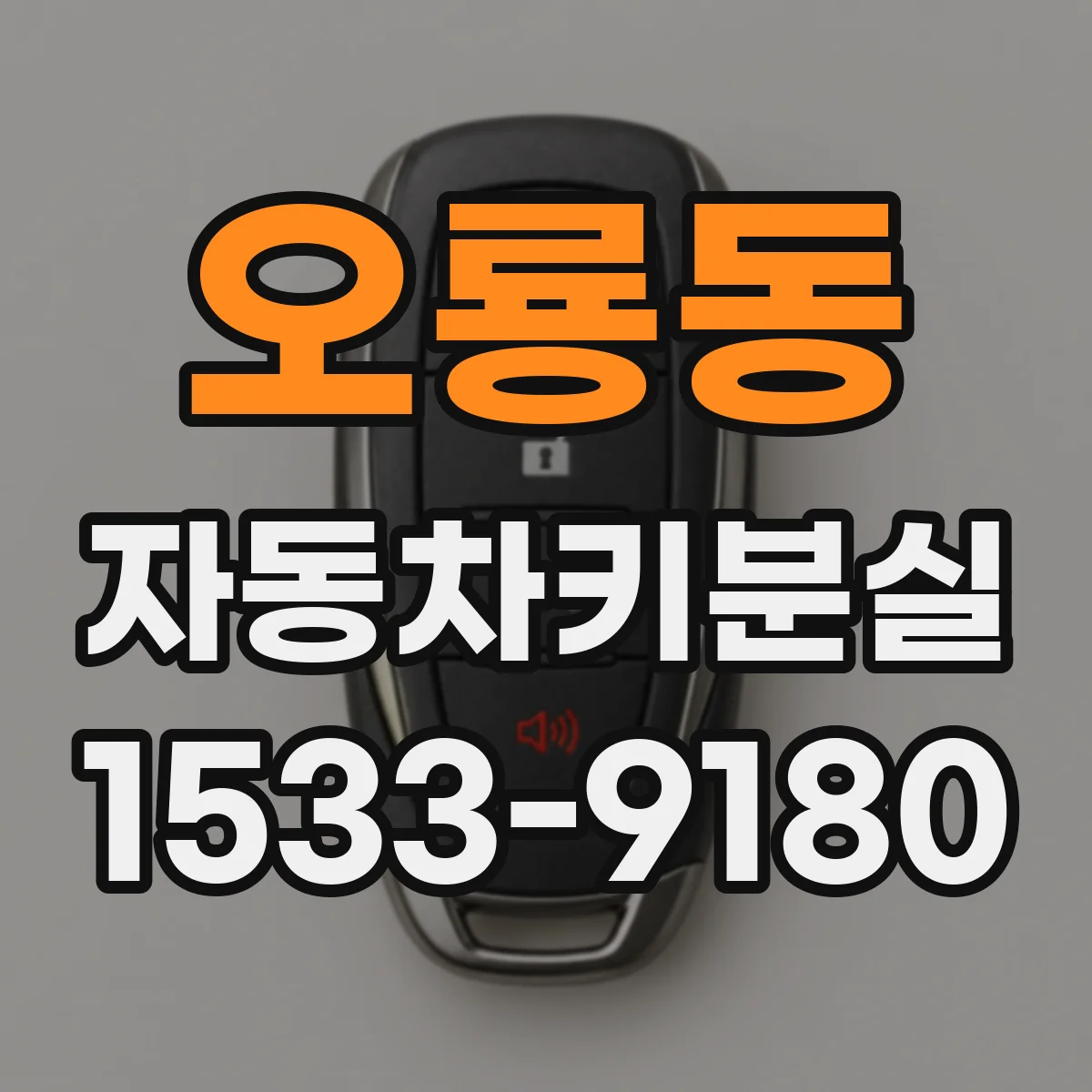 오룡동 자동차키분실