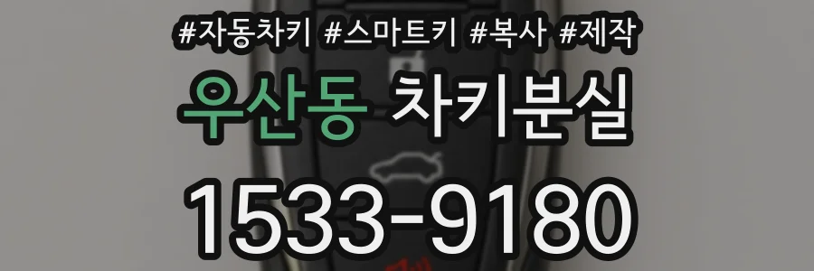 우산동 차키분실
