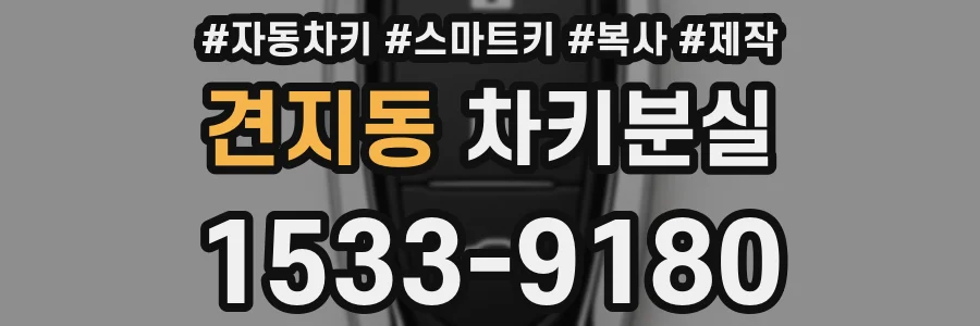 견지동 차키분실