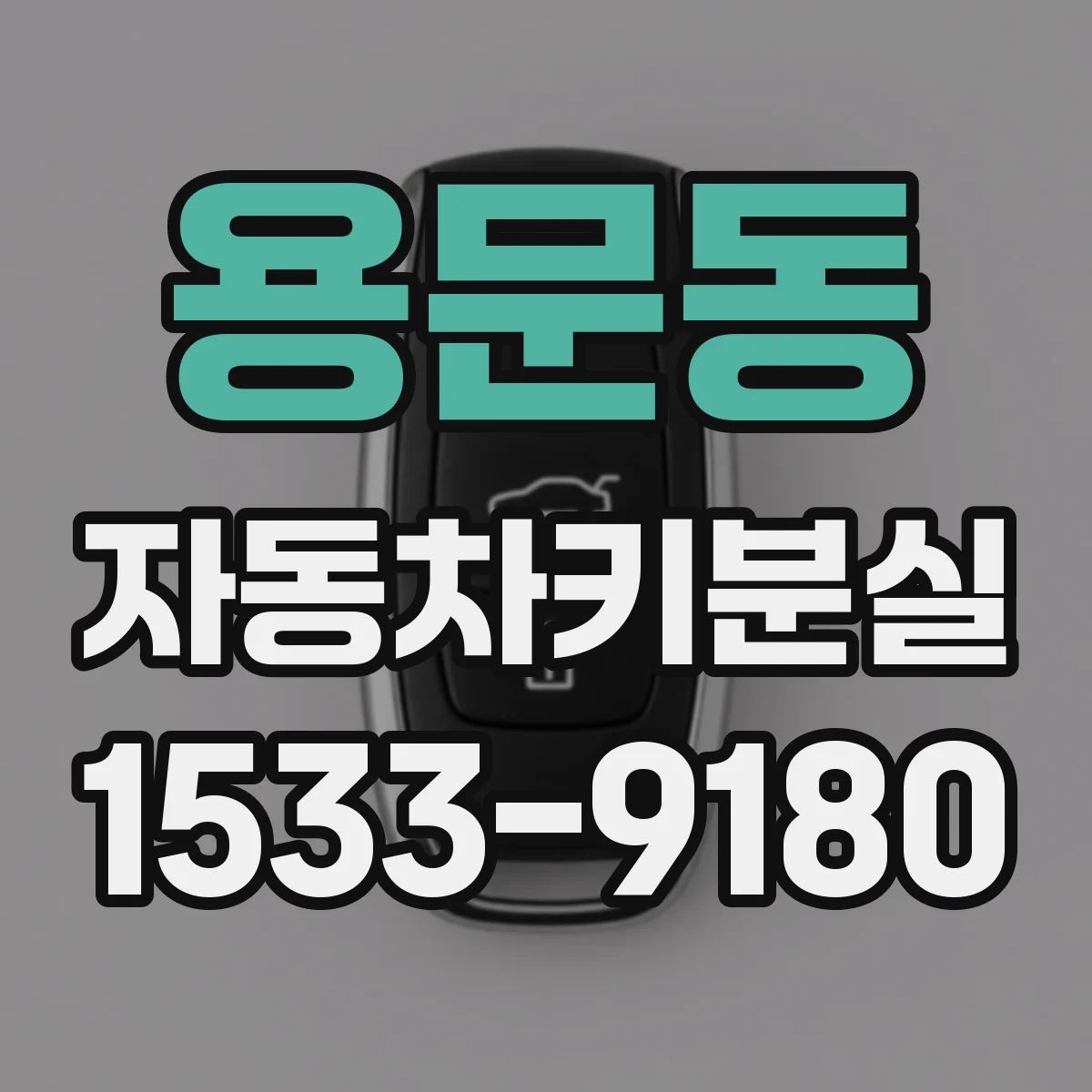 용문동 자동차키분실