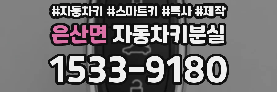 은산면 자동차키분실