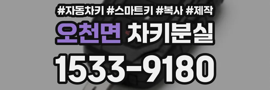 오천면 차키분실