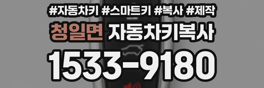 청일면 자동차키복사