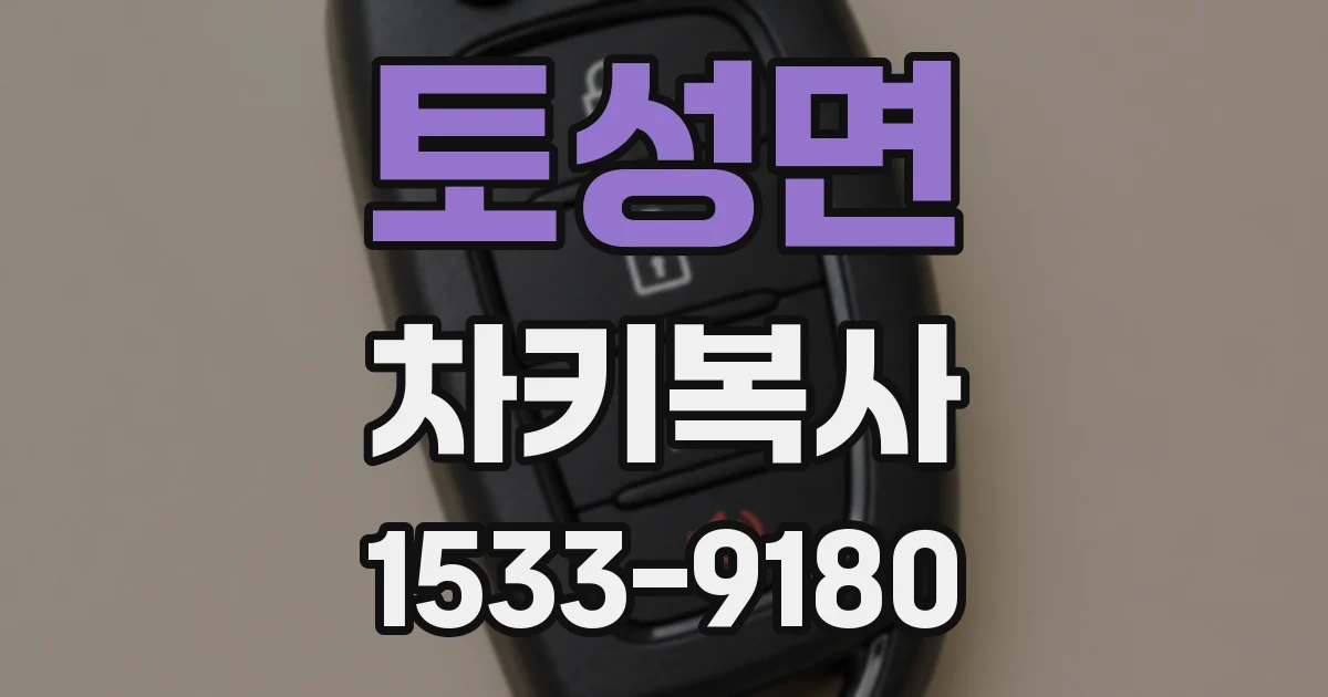 토성면 차키복사
