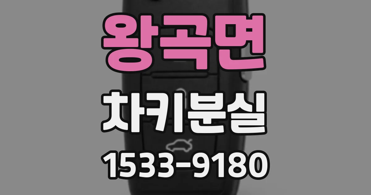 왕곡면 차키분실
