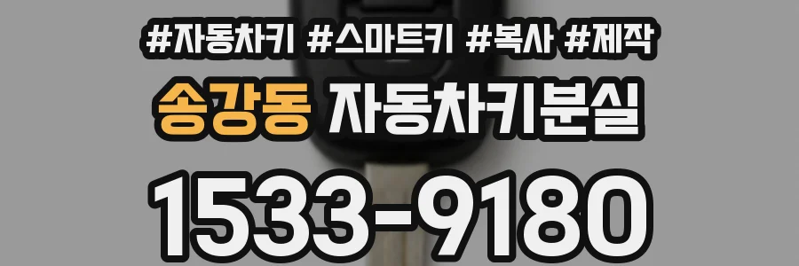송강동 자동차키분실
