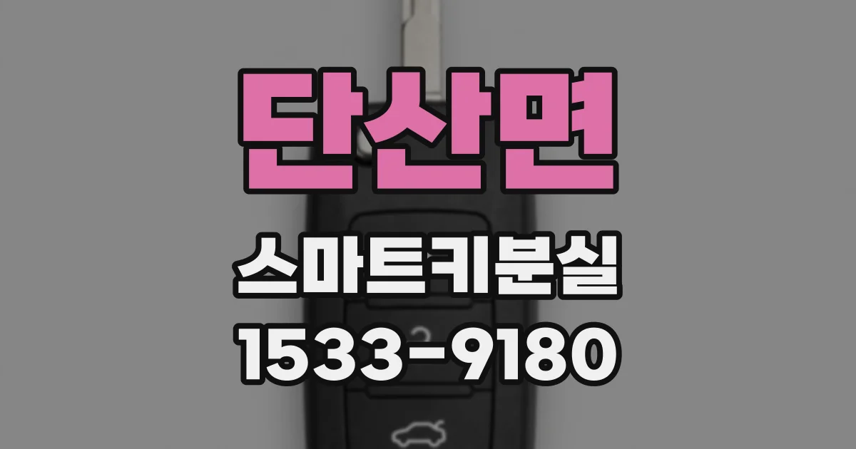 단산면 스마트키분실