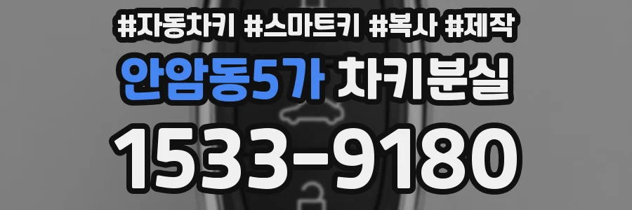 안암동5가 차키분실
