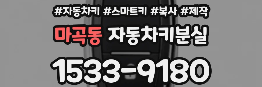마곡동 자동차키분실
