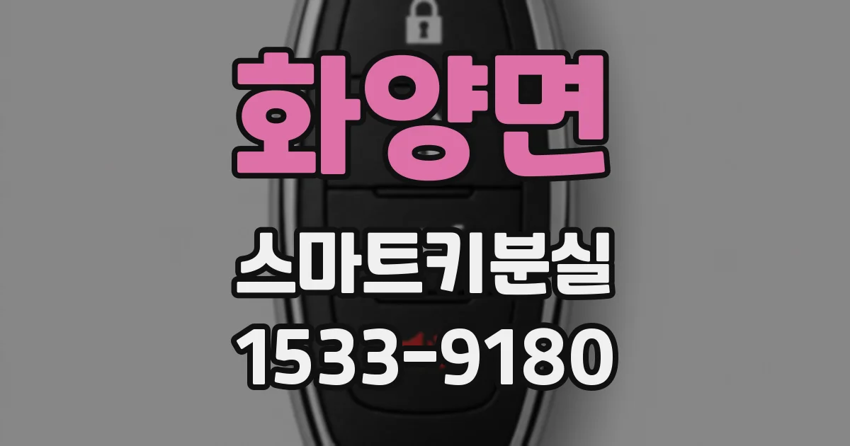 화양면 스마트키분실