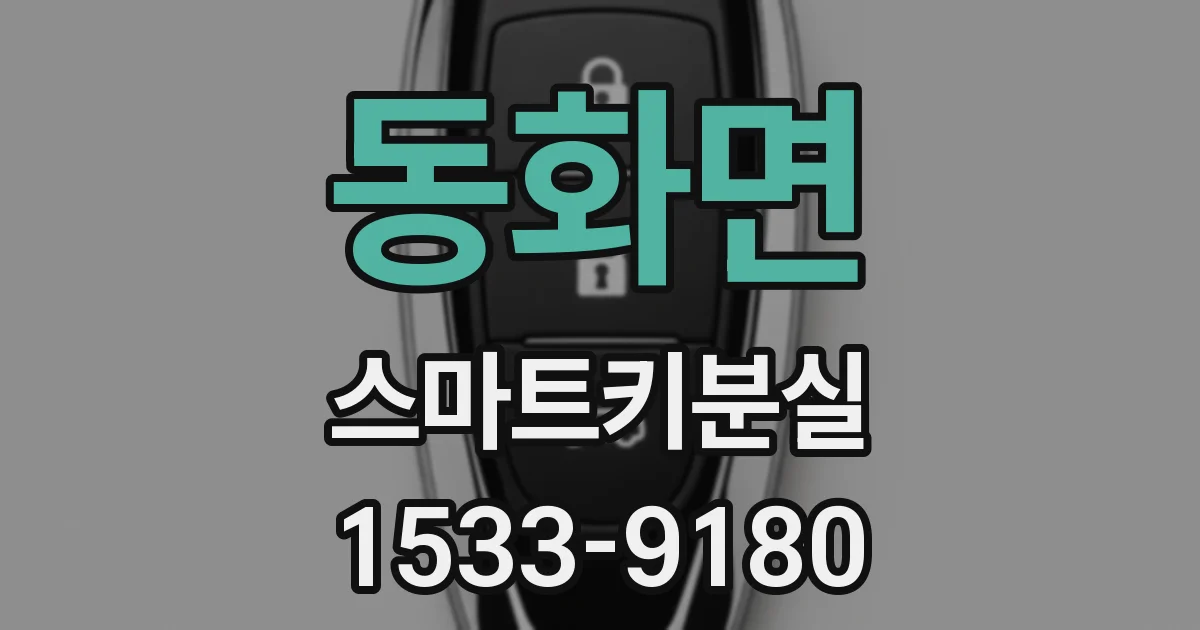 동화면 스마트키분실