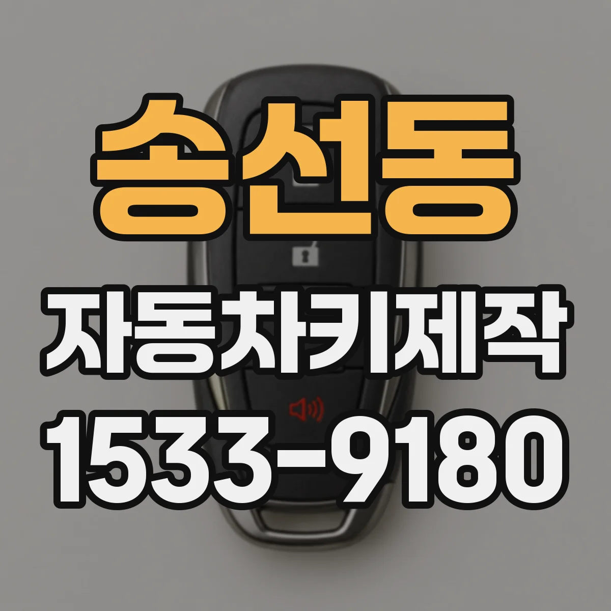 송선동 자동차키제작