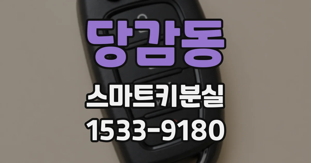 당감동 스마트키분실