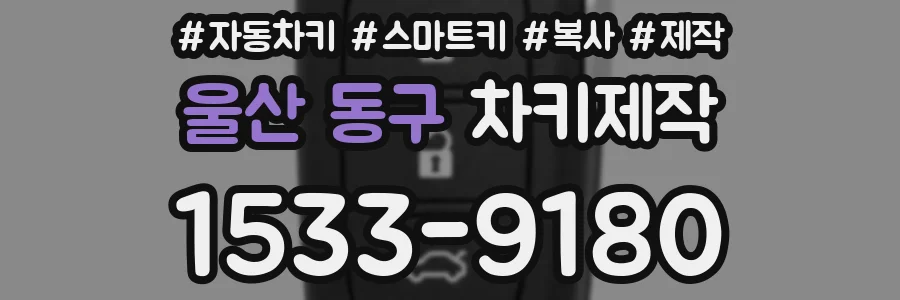 울산 동구 차키제작