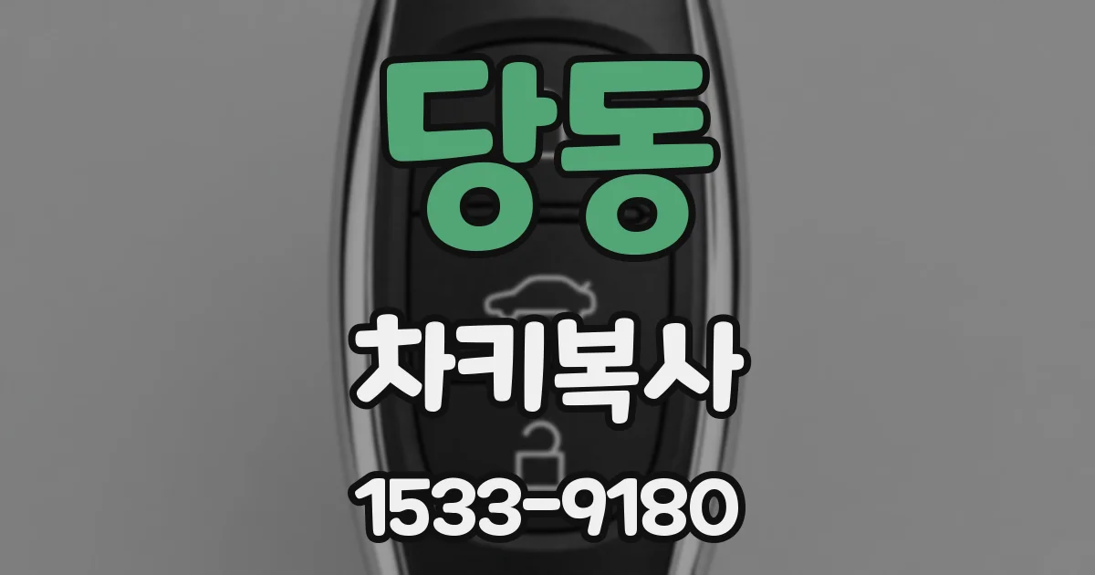당동 차키복사