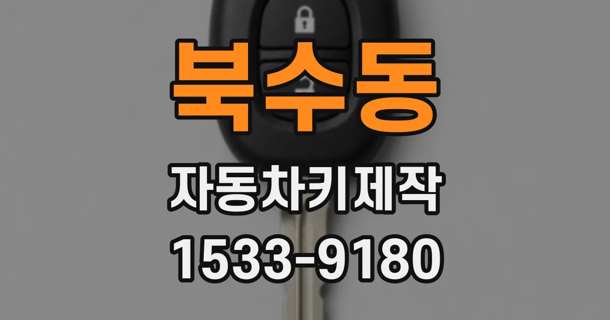북수동 자동차키제작