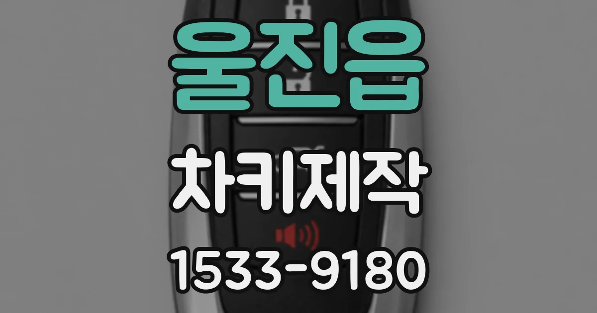 울진읍 차키제작