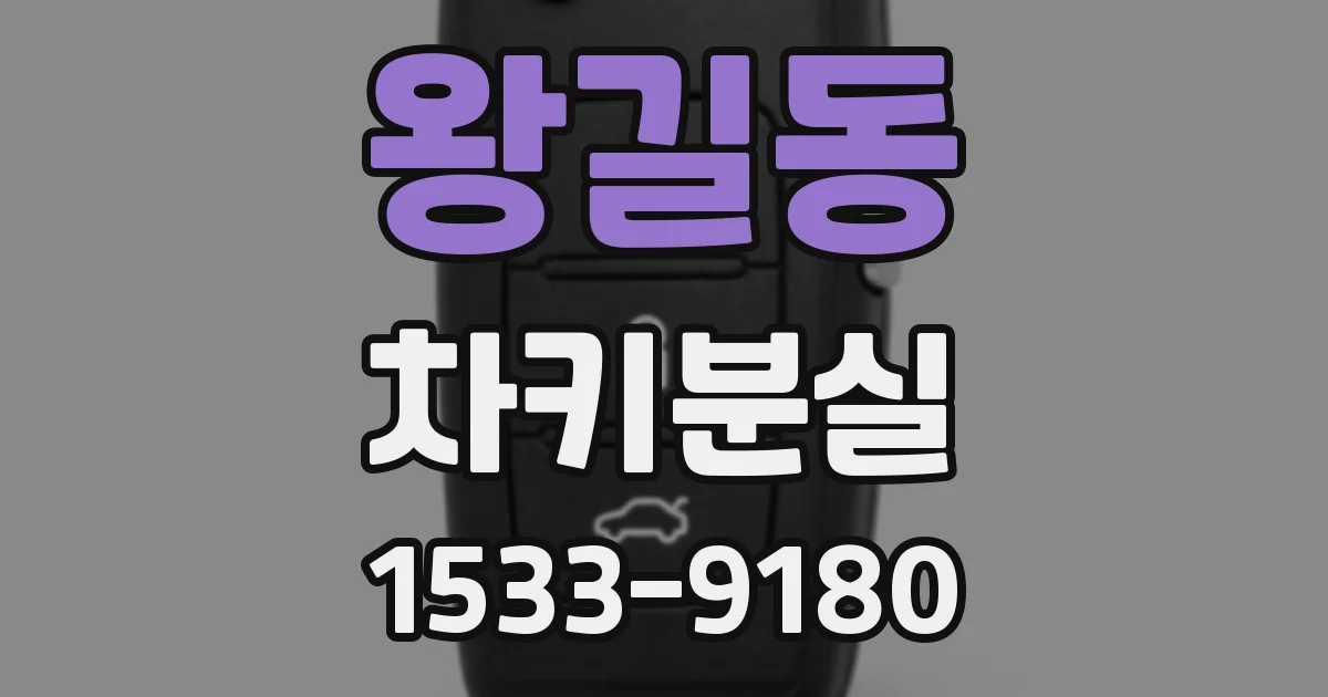 왕길동 차키분실