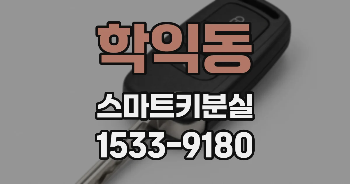 학익동 스마트키분실