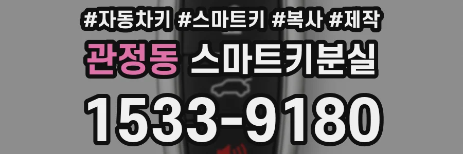 관정동 스마트키분실