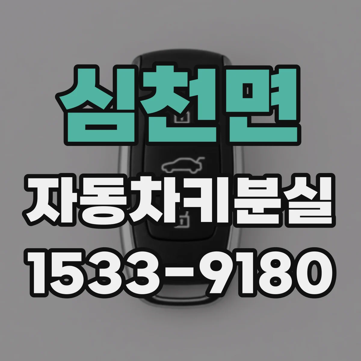 심천면 자동차키분실