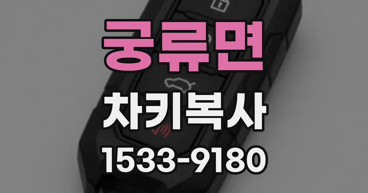 궁류면 차키복사