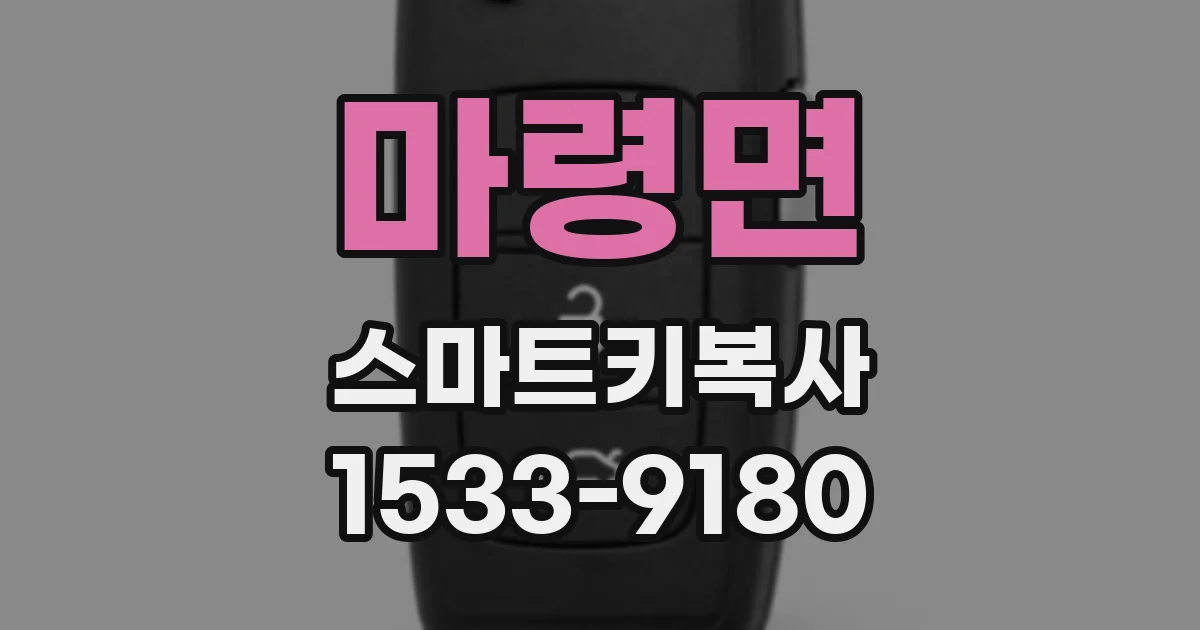 마령면 스마트키복사