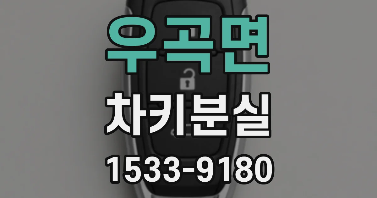 우곡면 차키분실