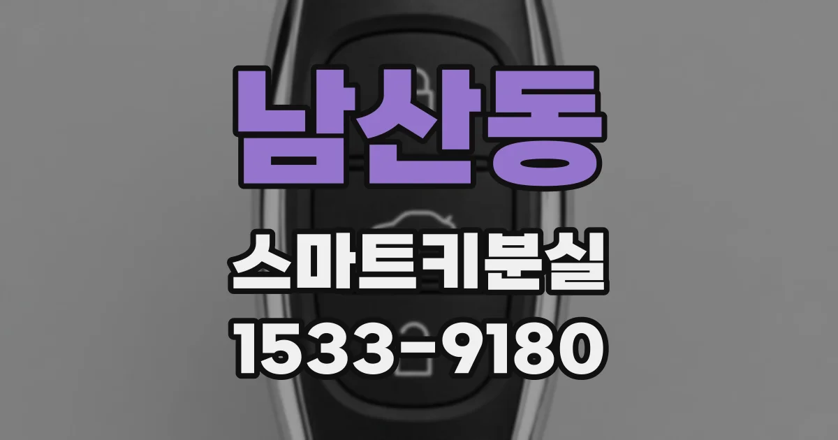 남산동 스마트키분실