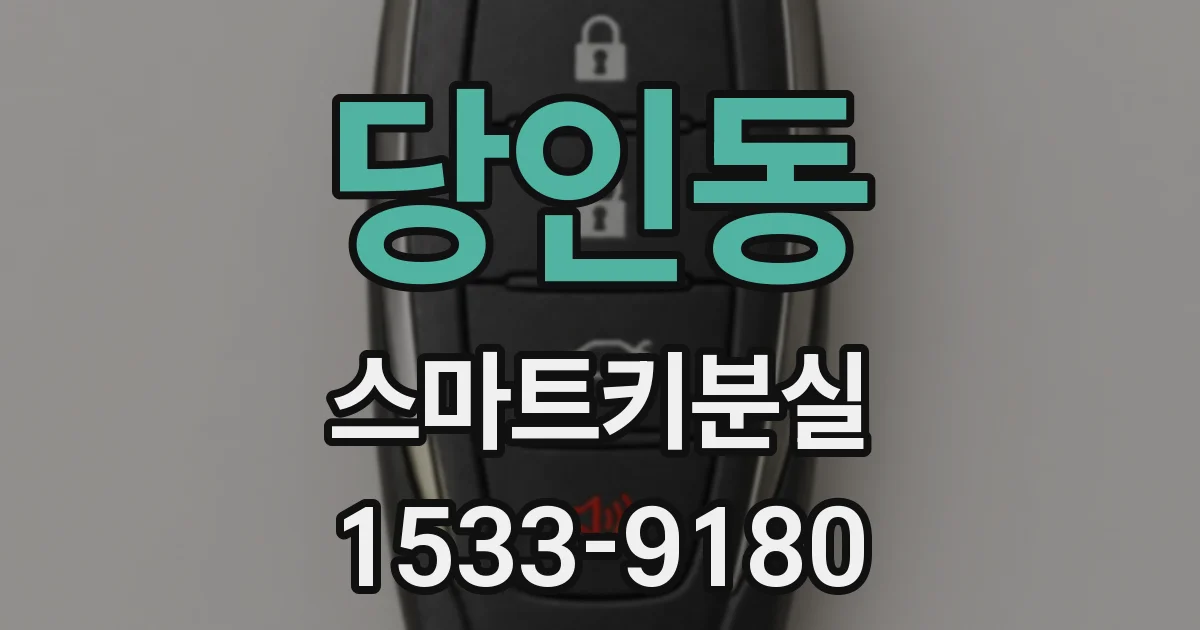 당인동 스마트키분실