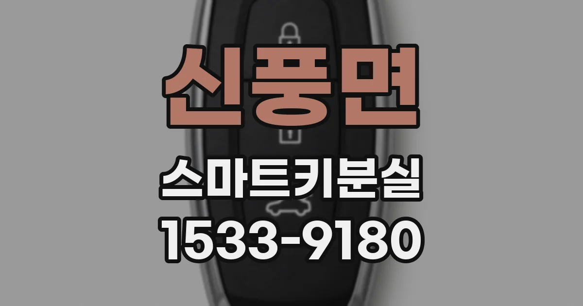 신풍면 스마트키분실