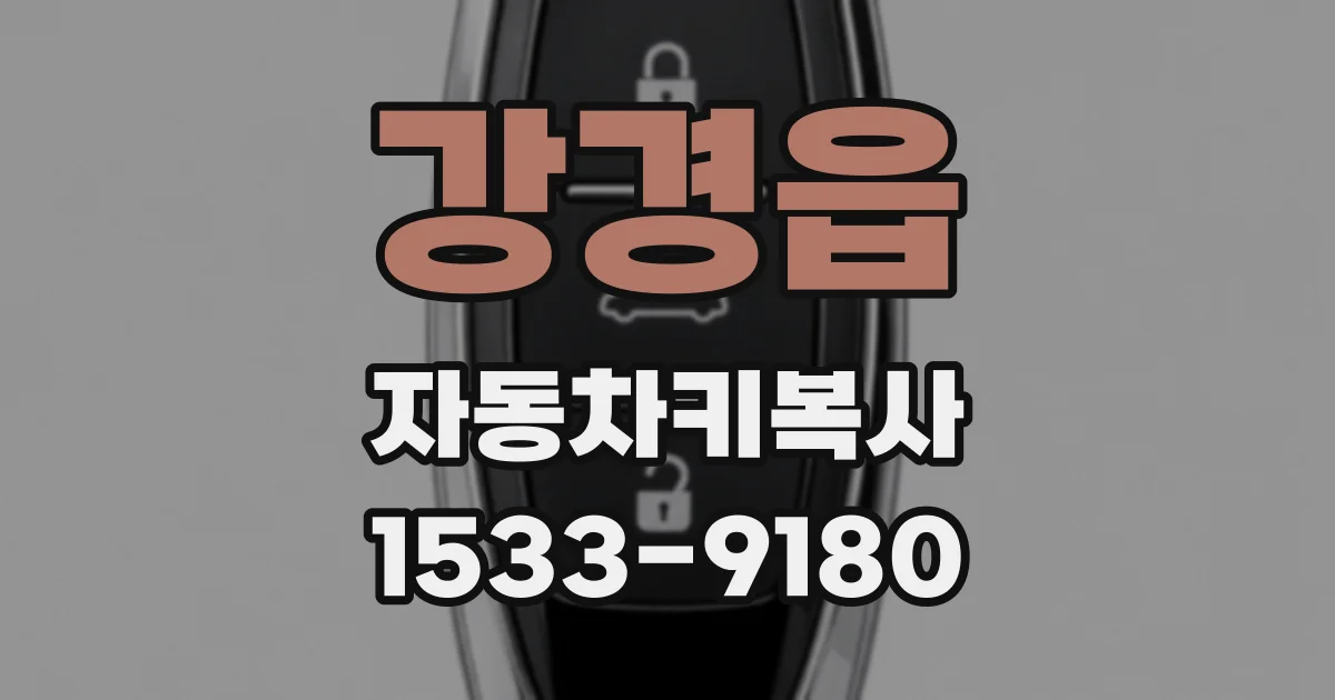 강경읍 자동차키복사