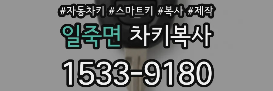 일죽면 차키복사