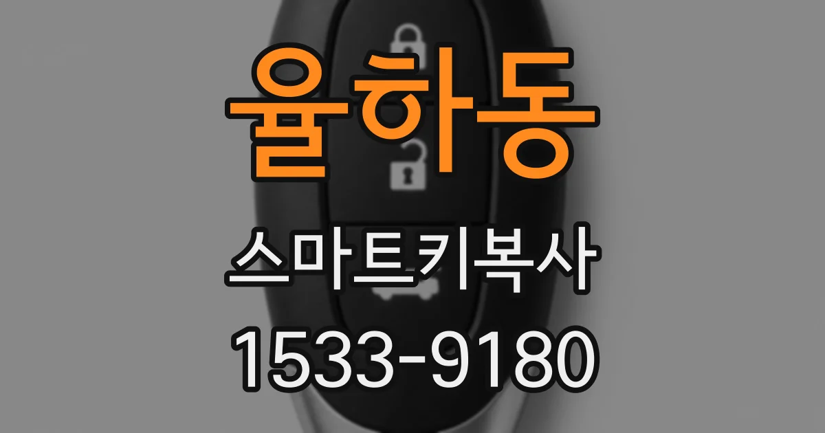 율하동 스마트키복사