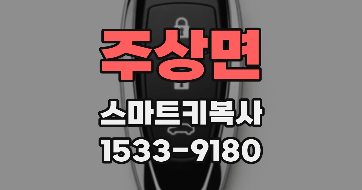주상면 스마트키복사