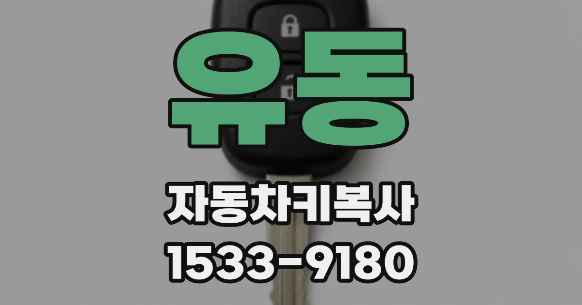 유동 자동차키복사