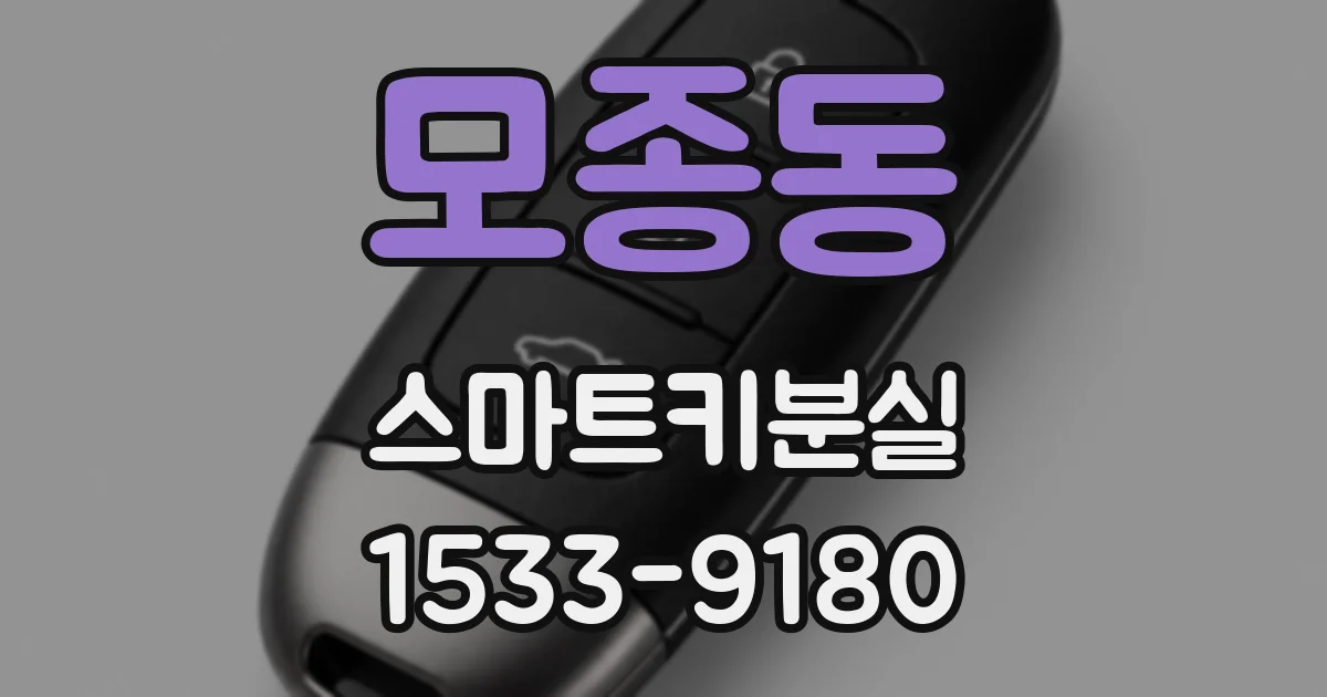 모종동 스마트키분실